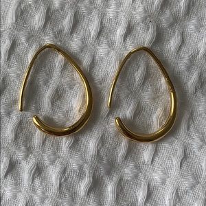 Mountainside Made Susa Hoops in Gold